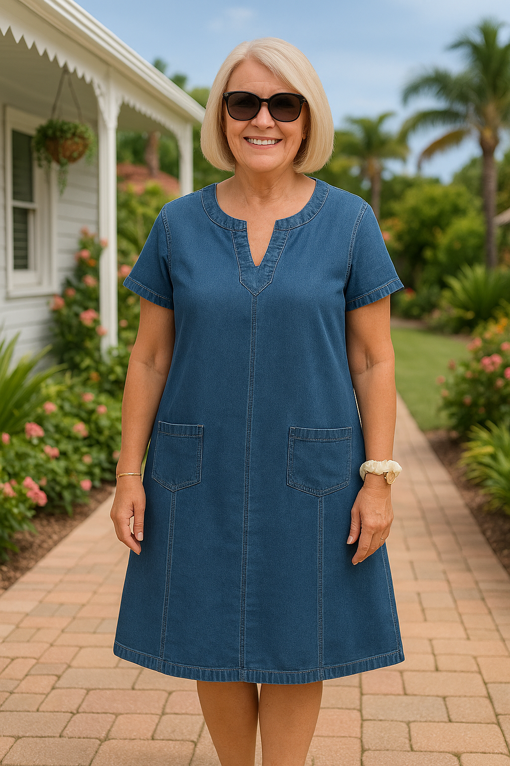 New Arrival | Mirielle Soft Denim Everyday Dress